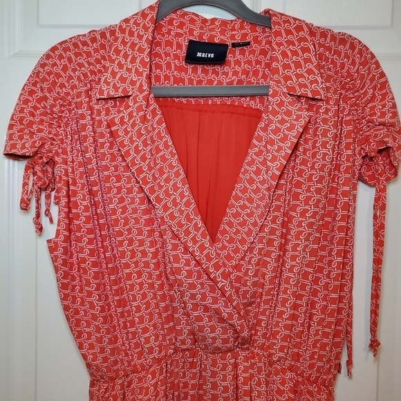 Anthropologie Maeve Carlotta Ruched Dress Sz S - Picture 3 of 11